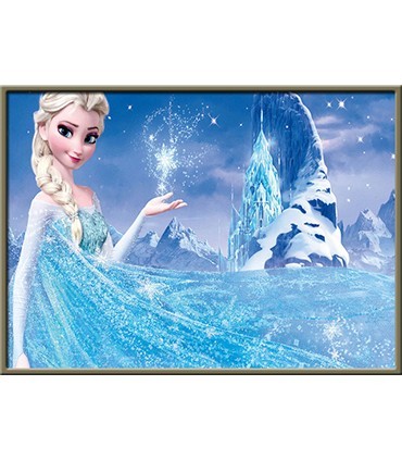 F4B Peinture de diamants La Reine des Neiges 40x50cm, Carré, Disney, Elsa, Anna